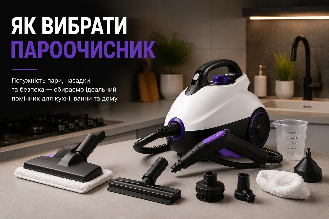 Як вибрати пароочисник