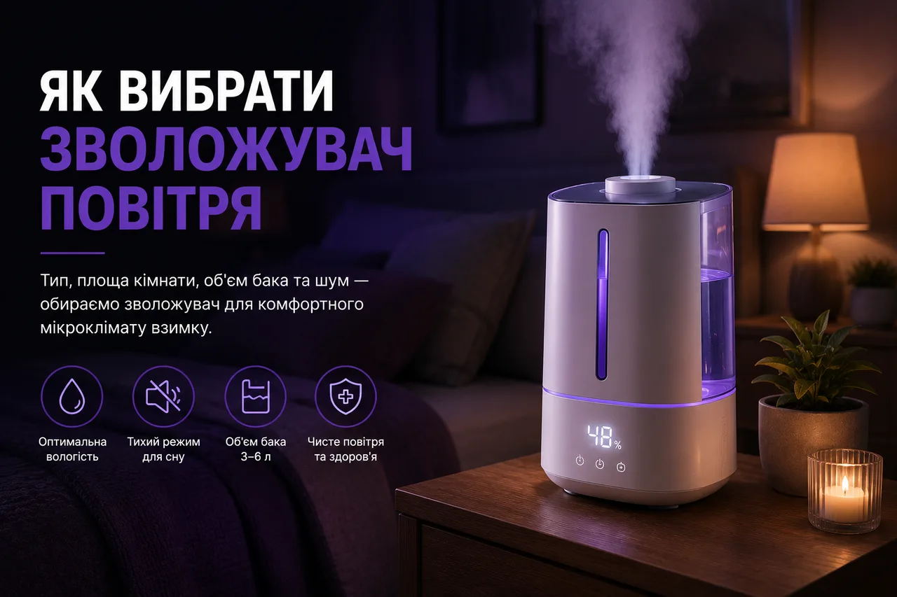 Як вибрати зволожувач повітря