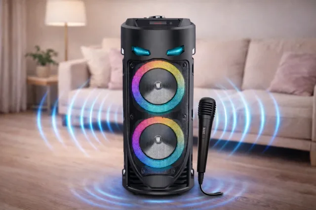 Портативна Bluetooth-колонка Sing-e ZQS4239 з LED-підсвічуванням