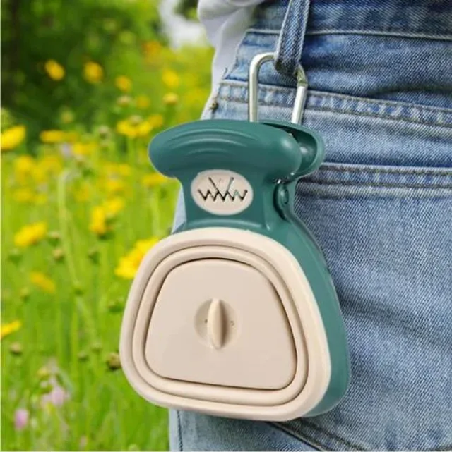 Набір для собак Pet Toilet - повідець з контейнером та совком для прибирання, одноразові пакети в комплекті