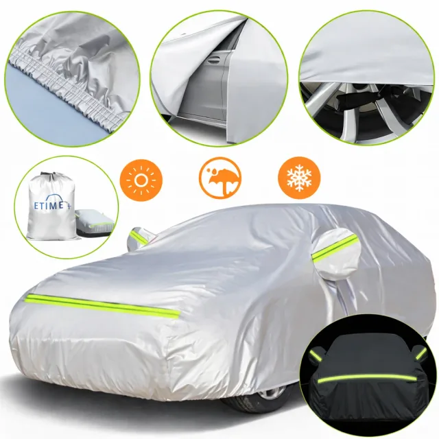 Накидка на машину від сонця та снігу Universal Car Cover захисний чохол для автомобіля XL