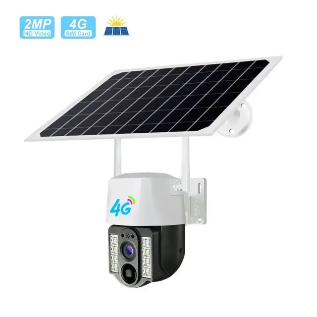 360 Камера v380 pro 4 mp 4 DG SIM karta – SM-360, біло-чорна
