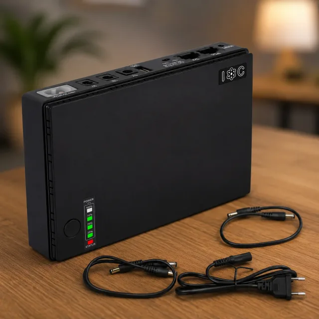 Джерело безперебійного живлення UPS для роутера DC1018P 12000mAh MA440 / Безперебійник ДБЖ для роутера