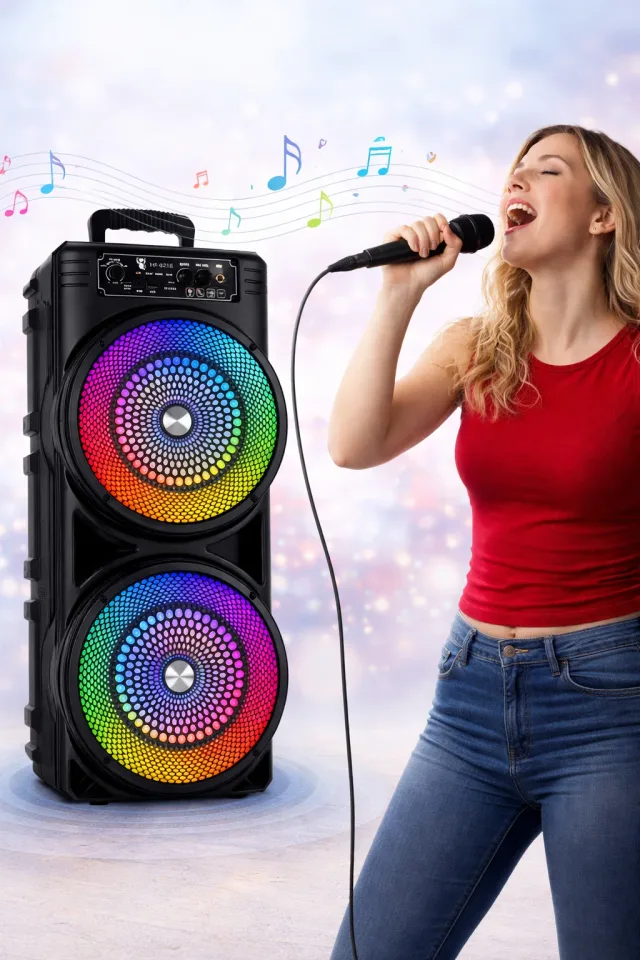 Колонка Bluetooth Wireless Speaker TTD-2807 Портативна караоке-колонка