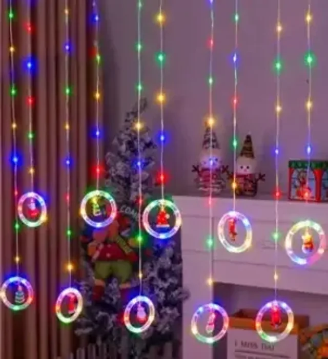 Xmas штора Кільця з фігурами 3m*70cm 110L M Мультикольорові