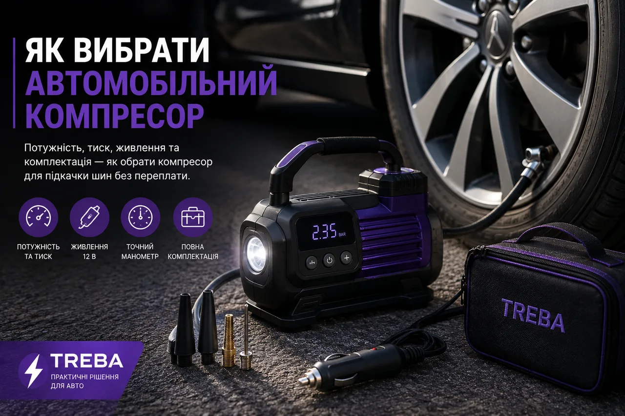 Як вибрати автомобільний компресор