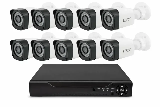 Набір на 8 камер DVR KIT 945 8ch Gibrid / Комплект відеоспостереження з 8 Wi-Fi камер + реєстратор