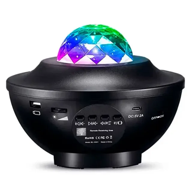 Проектор-нічник Bluetooth/USB колонкою та пультом керування Sky Light (SL-43999)