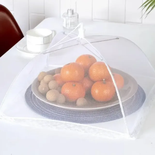 Антимоскітна парасолька-ковпак для продуктів / Антимоскітна сітка парасолька на стіл, 48х26см